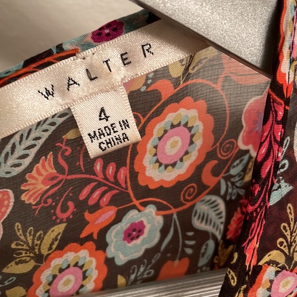 100% Silk Walter Ombré fall floral 😍🍁🌻 - Picture 4 of 11